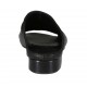 Sabo para mujer en piel de color negro tacon 2 - Tallas disponibles:  33