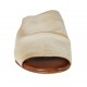 Sabo para mujer en piel de color beis tacon 2 - Tallas disponibles:  33, 42, 43