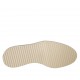 Mocassin pour femmes avec franges, elastiques et glands en cuir blanc et cuir imprimé argent talon compensé 3 - Pointures disponibles:  34, 44
