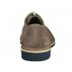 Chaussure derby sportif à lacets avec bout Brogue pour hommes en daim et daim imprimé taupe  - Pointures disponibles:  37, 38, 46