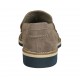 Mocassino da uomo in camoscio e camoscio stampato taupe - Misure disponibili: 38, 50