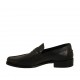 Mocassin élégante classique pour hommes en cuir noir - Pointures disponibles:  36, 37, 38, 46, 47, 48, 49, 50
