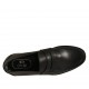 Mocassin élégante classique pour hommes en cuir noir - Pointures disponibles:  36, 37, 38, 46, 47, 48, 49, 50