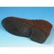 Men's sportive laced ankle shoe in brown nubuck leather - Available sizes:  36, 40, 44