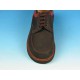 Sportlicher Herrenschuh mit Schnürsenkeln aus schwarzem Nubukleder und braunem Leder - Verfügbare Größen:  40, 43