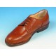 Herrenschnürschuh mit Broguemuster aus hellbraunem Leder - Verfügbare Größen:  39, 41, 42, 44, 45