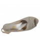 Sandalo da donna in camoscio grigio zeppa 10 - Misure disponibili: 32, 33, 34, 42, 45