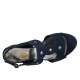 Sandalo da donna con borchie in camoscio blu tacco 3 - Misure disponibili: 42