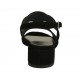 Sandale pour femmes avec goujons en daim noir talon 3 - Pointures disponibles:  32, 33, 43, 44