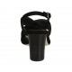 Sandale pour femmes avec perles en daim noir talon 7 - Pointures disponibles:  32, 34, 42, 43, 45