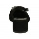 Chanel da donna con frangia e catena in camoscio nero e pelle laminata argento tacco 3 - Misure disponibili: 32, 34