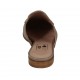 Sabot chiuso in punta da donna in camoscio e pelle grigia tacco 1 - Misure disponibili: 32, 33, 34, 42