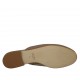 Sabot chiuso in punta da donna in camoscio e pelle grigia tacco 1 - Misure disponibili: 32, 33, 34, 42