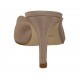 Mule à bout fermé pour femmes en tissu beige talon 7 - Pointures disponibles:  34, 42, 43