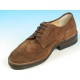 Scarpa derby stringata con lavorazioni Brogue da uomo in pelle scamosciata color marrone  - Misure disponibili: 40, 43