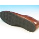 Zapato deportivo con cordones para hombre en piel marron - Tallas disponibles:  45, 53