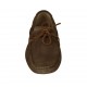 Mocassino da uomo con lacci in camoscio taupe - Misure disponibili: 37, 52
