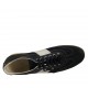 Scarpa casual stringata da uomo in pelle bianca e blu e tessuto blu - Misure disponibili: 47, 48