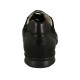 Scarpa casual stringata da uomo in tessuto e pelle nera - Misure disponibili: 47, 48