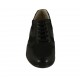 Scarpa casual stringata da uomo in tessuto e pelle nera - Misure disponibili: 47, 48