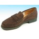 Mocassin pour hommes en daim marron - Pointures disponibles:  40, 41