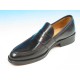 Mocasino elegante para hombre en piel negra - Tallas disponibles:  52, 53