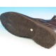 Men's laced ankle shoe in dark brown leather - Available sizes:  39, 40, 41, 45