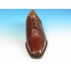 Scarpa classica derby stringata da uomo in pelle marrone - Misure disponibili: 44, 52, 53, 54