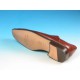 Scarpa classica derby stringata da uomo in pelle marrone - Misure disponibili: 44, 52, 53, 54