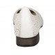 Ballerine pour femmes en cuir blanc avec spirales talon 2 - Pointures disponibles:  34