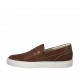 Mocassino casual da uomo in pelle forata marrone - Misure disponibili: 50, 51
