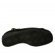 Sandalo da donna con fiocco e plantare estraibile in camoscio nero zeppa 4 - Misure disponibili: 33, 34, 42, 43, 44