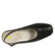 Chanel pour femmes avec semelle interieur amovible en cuir noir talon compensé 4 - Pointures disponibles:  33, 34, 42, 43, 44