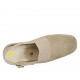Chanel da donna con elastico e plantare estraibile in camoscio e camoscio forato beige zeppa 4 - Misure disponibili: 33, 34, 42, 43, 44