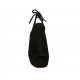 Sandalia para mujeres con plataforma y cordones en gamuza negra tacon 10 - Tallas disponibles:  34