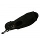 Sandalo accollato da donna con plateau e lacci posteriori in camoscio nero tacco 10 - Misure disponibili: 34, 46
