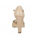 Chaussure ouverte pour femmes avec courroie et plateforme en cuir nue talon 11 - Pointures disponibles:  43, 46