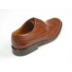 Scarpa stringata derby da uomo con lavorazione Brogue in pelle color marrone - Misure disponibili: 45, 52