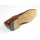 Chaussure derby à lacets pour hommes en cuir marron avec bout Brogue  - Pointures disponibles:  45, 52