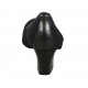 Escarpin pour femmes en tissu et cuir bleu talon 5 - Pointures disponibles:  44
