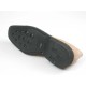 Zapato Oxford con cordones y decoracion Brogue para hombres en gamuza beis arena - Tallas disponibles:  41, 45, 52, 54