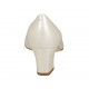 Woman's pump in pearled ivory leather heel 5 - Available sizes:  32, 33