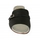 Mule pour femmes avec boucle en cuir noir talon 2 - Pointures disponibles:  42