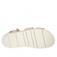 Sandalo da donna con cinturino in nabuk rosa zeppa 2 - Misure disponibili: 42, 43, 44