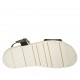 Sandalo da donna con cinturino in vernice nera zeppa 2 - Misure disponibili: 42, 43, 44, 45