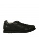 Scarpa stringata sportiva da uomo in pelle e pelle forata nera - Misure disponibili: 47