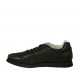 Scarpa stringata sportiva da uomo in pelle e pelle forata nera - Misure disponibili: 47