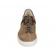 Scarpa stringata da uomo in camoscio marrone e nocciola - Misure disponibili: 46