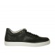 Scarpa casual stringata da uomo in pelle e pelle forata nera - Misure disponibili: 46