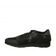 Scarpa casual stringata da uomo in pelle e tessuto nero e grigio - Misure disponibili: 46, 47, 48